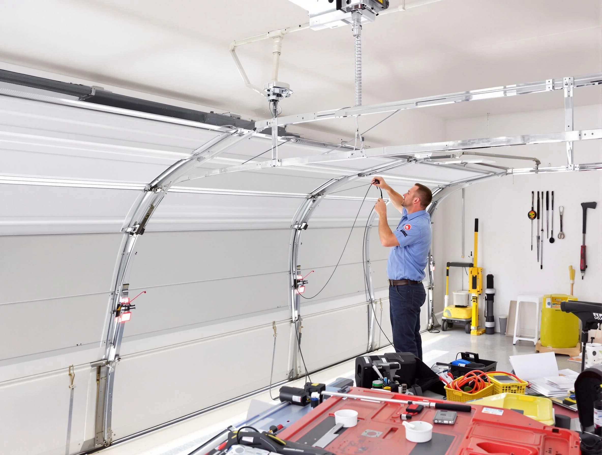 Garage door cable repair service by Jefferson Hills Garage Door Repair in Jefferson Hills