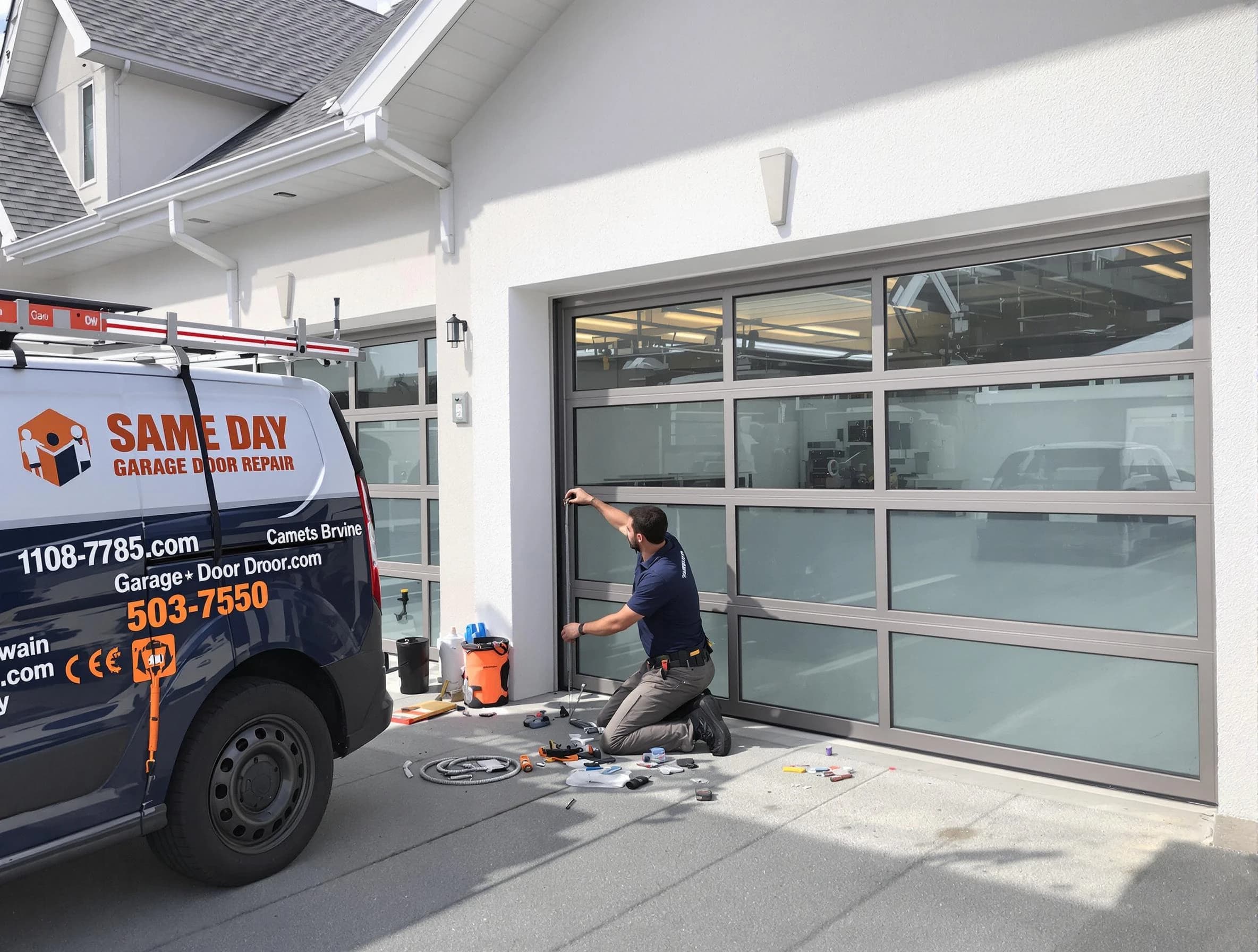 Same-day garage door repair service by Jefferson Hills Garage Door Repair in Jefferson Hills