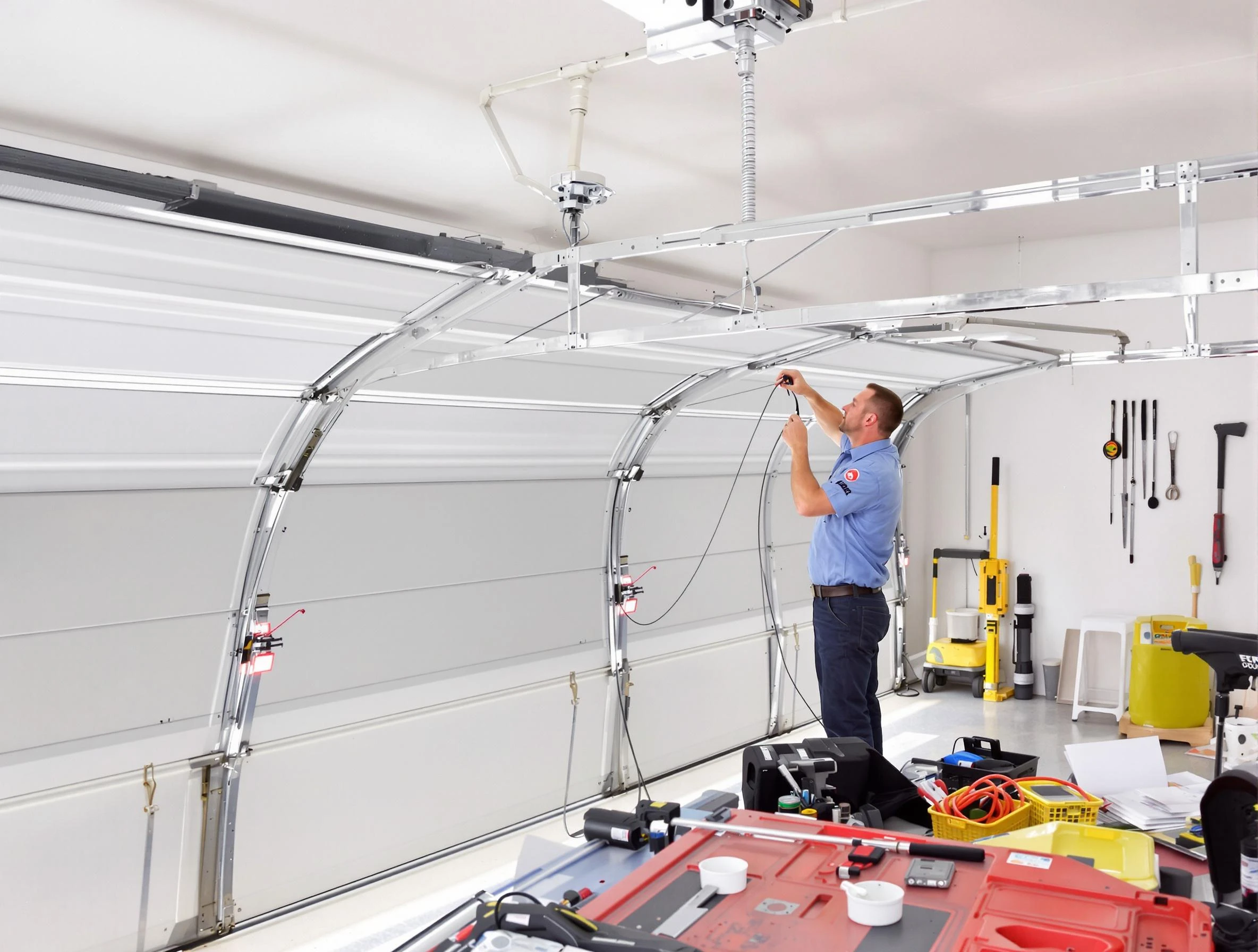 Garage door cable repair service by Jefferson Hills Garage Door Repair in Jefferson Hills