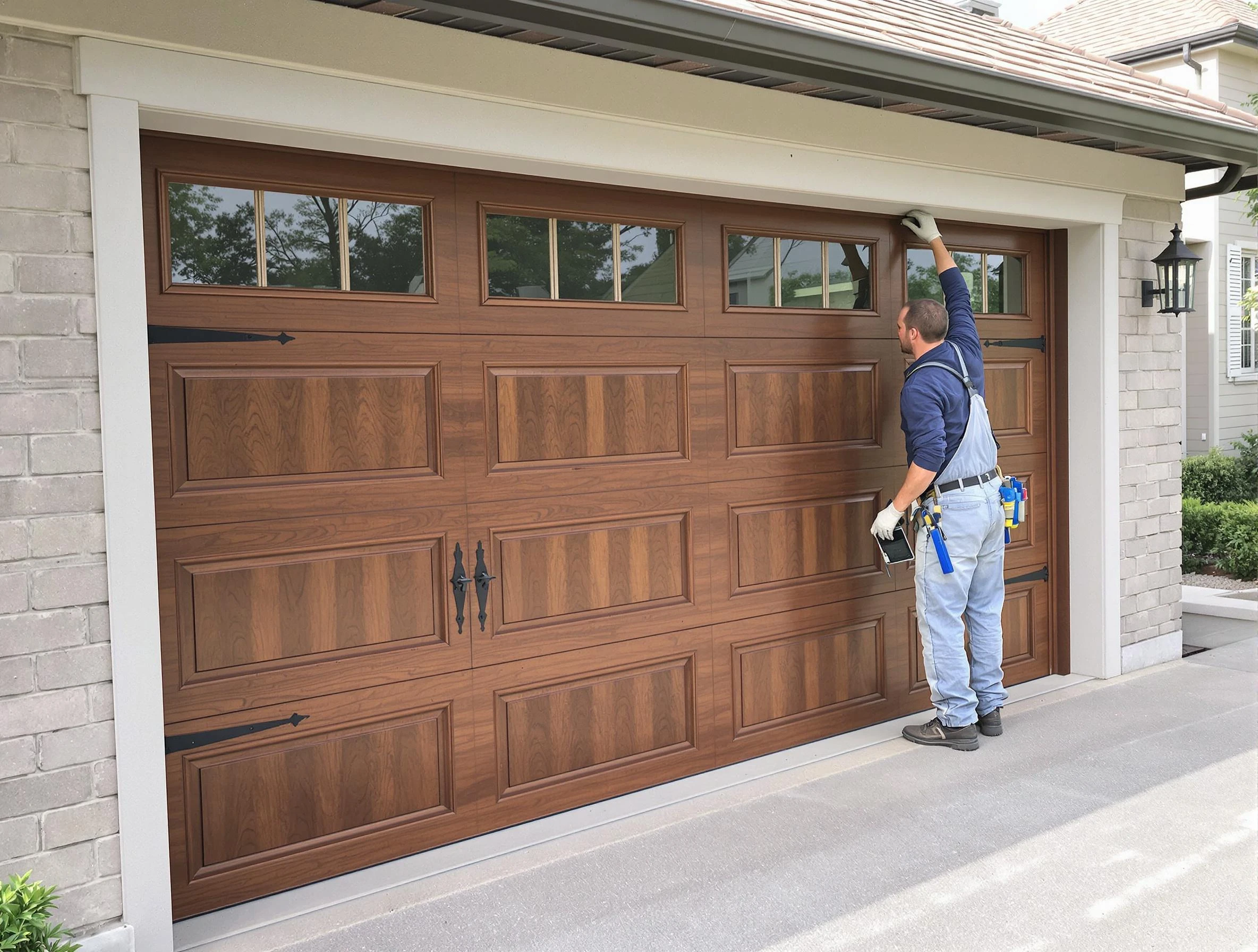 Custom garage door showcase by Jefferson Hills Garage Door Repair in Jefferson Hills