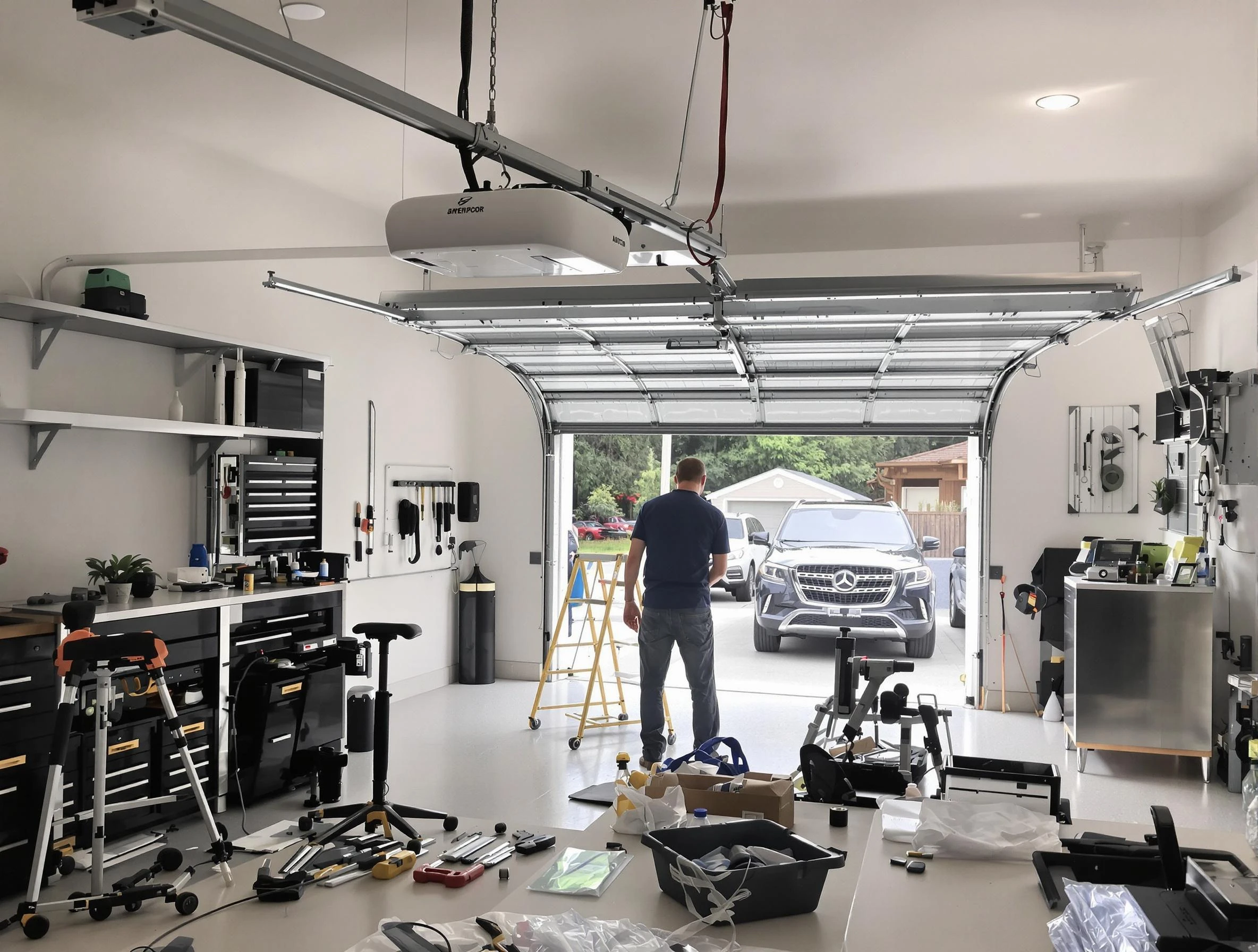 Garage door opener installation by Jefferson Hills Garage Door Repair in Jefferson Hills
