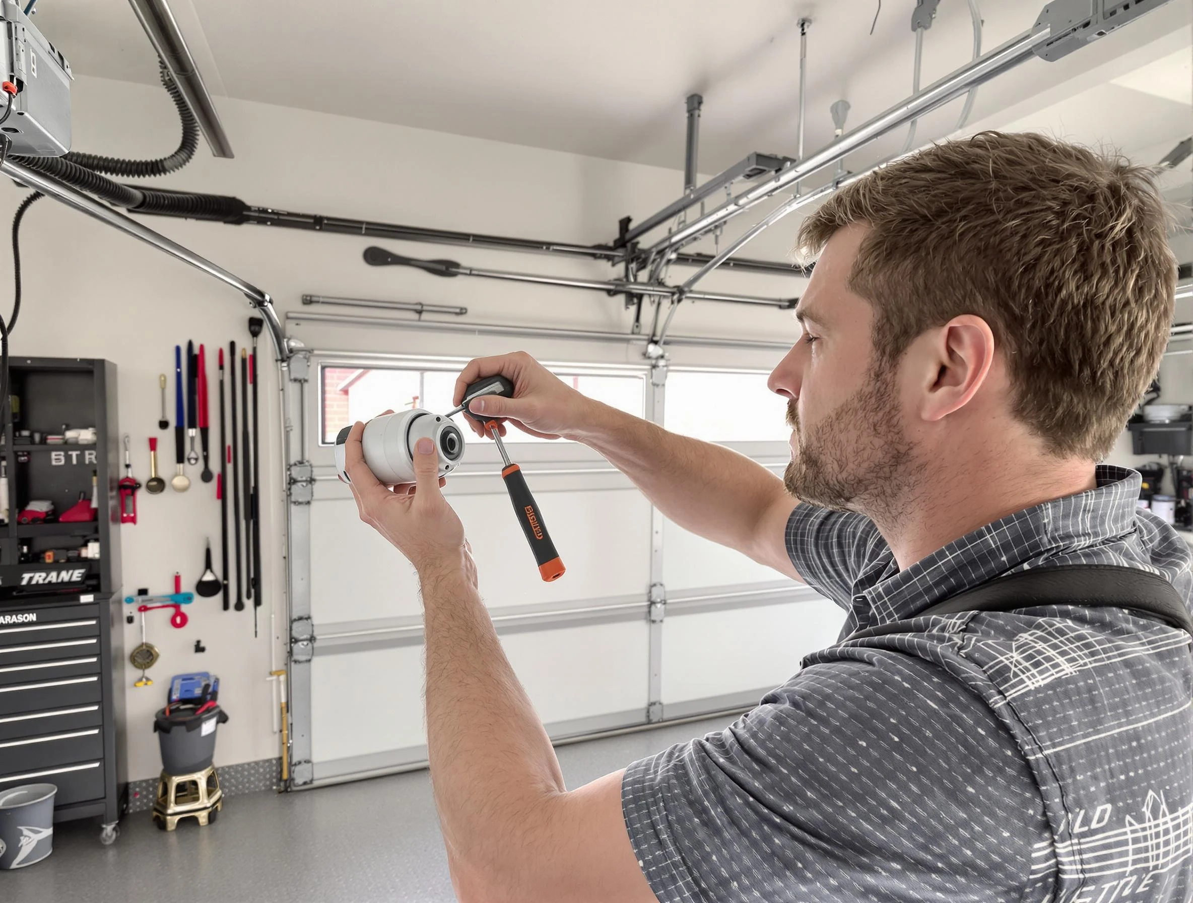 Garage door opener repair service by Jefferson Hills Garage Door Repair in Jefferson Hills